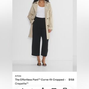 Aritzia Wilfred High Waisted Black Trousers